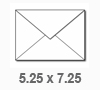 Envelopes 5.25 x 7.25 Enclosure 5 x 7