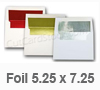 Foil Envelopes 5.25 x 7.25 Enclosure 5 x 7